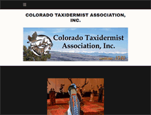 Tablet Screenshot of cotaxidermist.com
